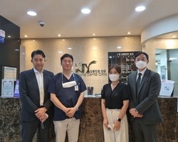 GSK 임원진  NY치과 방문